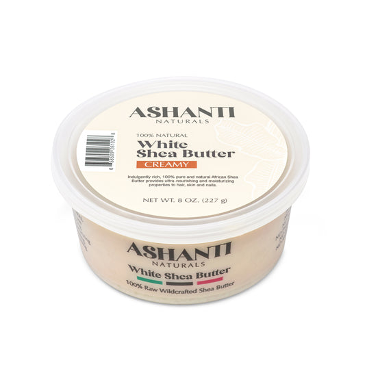 ASHANTI NATURALS 100% White Shea Butter - Creamy