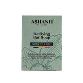 ASHANTI NATURALS Detoxing Green Tea & Mint Soap Bar