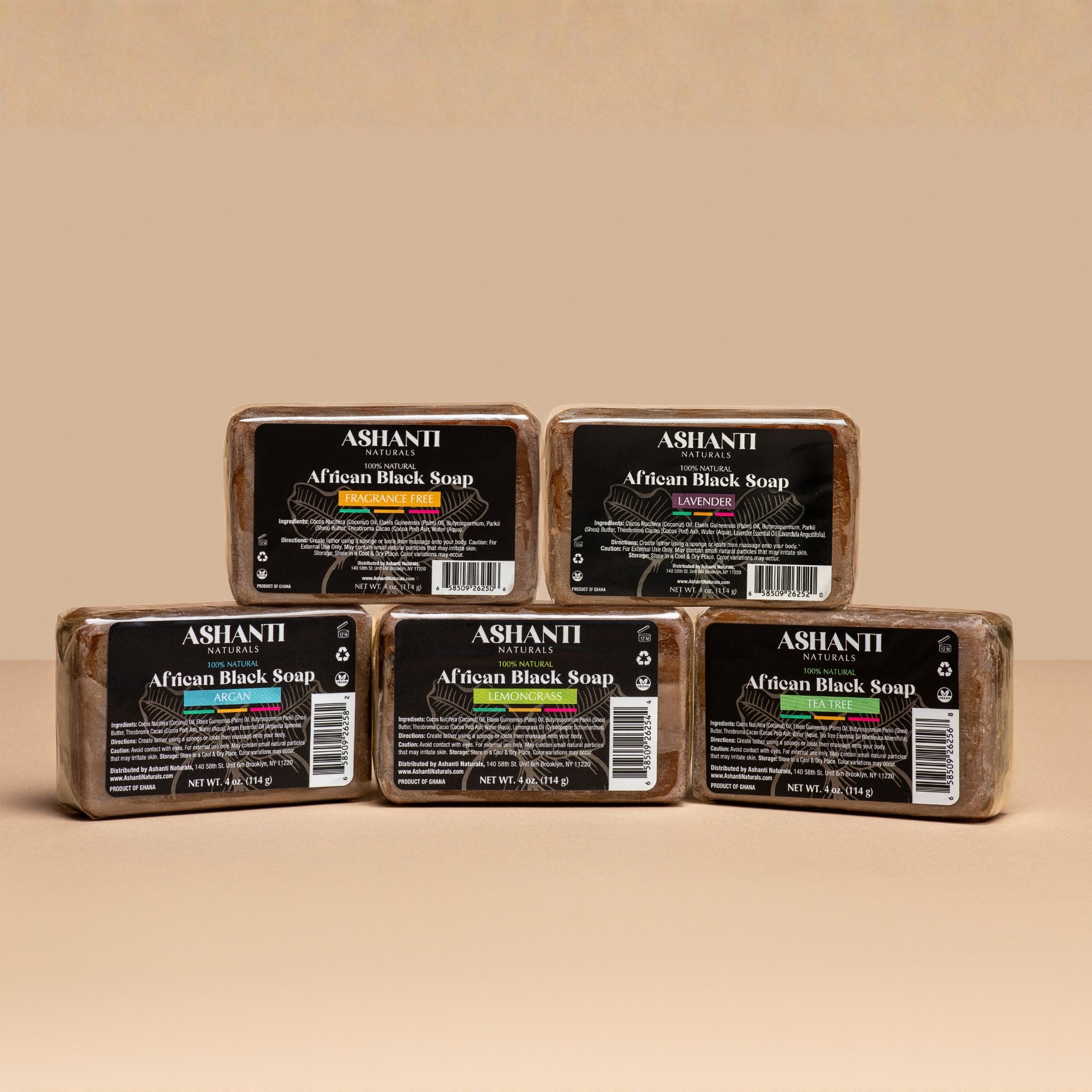 African Black Soap Variety Bundle
