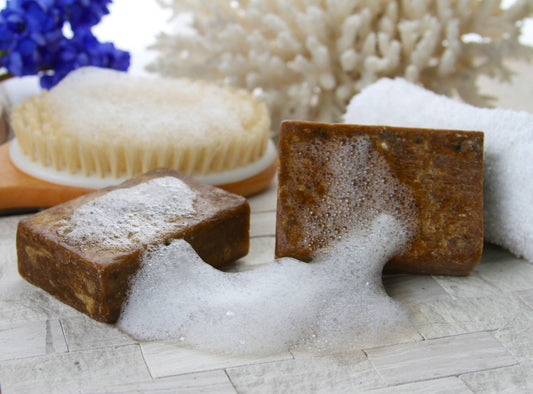Where can I find pure black soap with no additives?