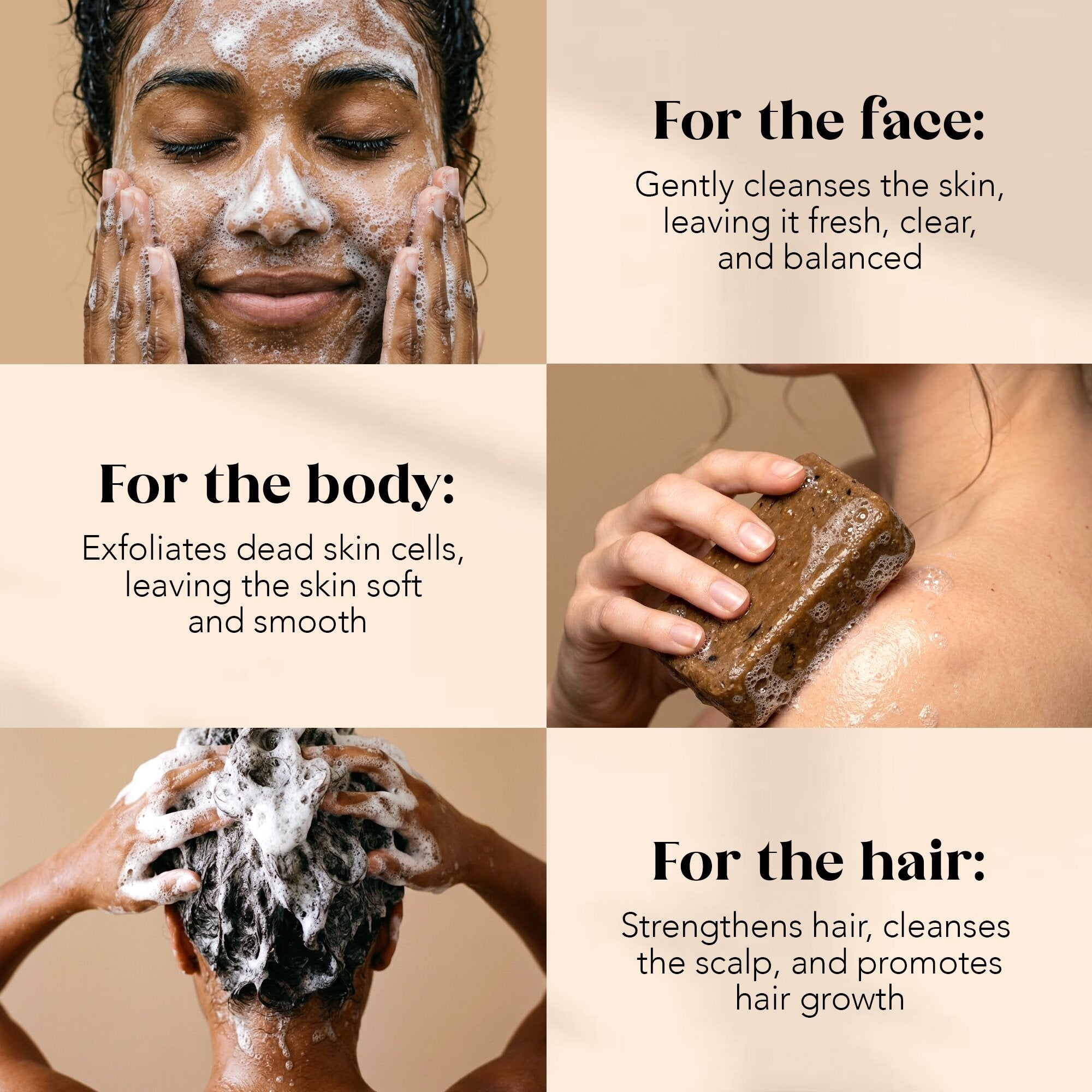 100% African Black Soap - Argan