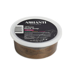 ASHANTI NATURALS 100% Natural African Black Soap - Creamy
