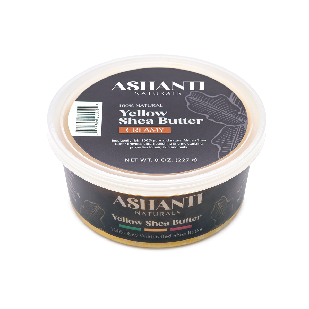 ASHANTI NATURALS 100% Yellow Shea Butter - Creamy