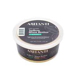 ASHANTI NATURALS 100% Natural Yellow Shea Butter - Solid