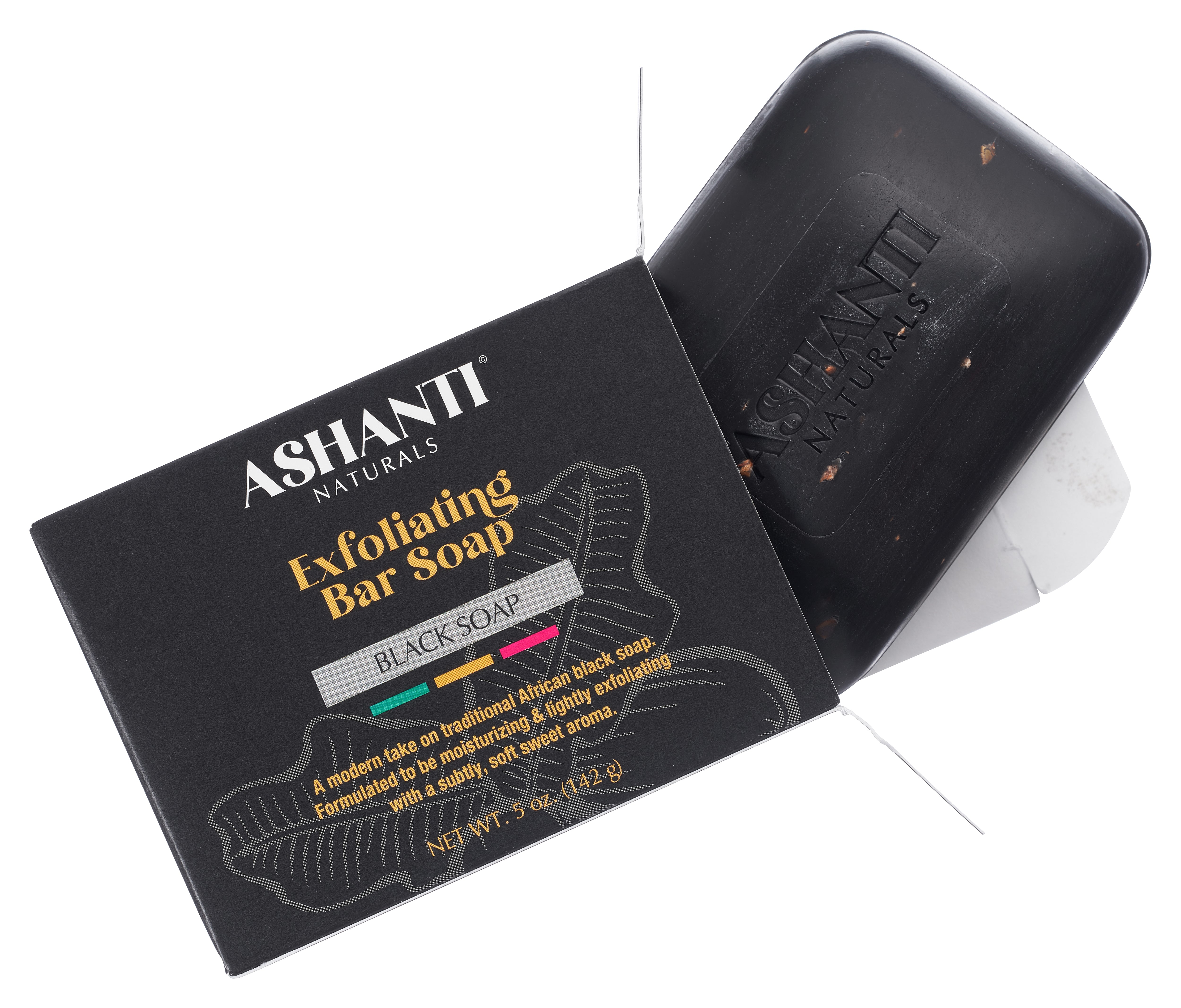 Exfoliating Black Soap Bar - 5 oz