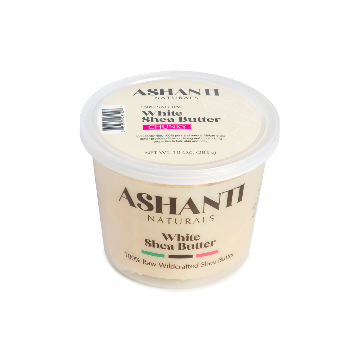 ASHANTI NATURALS 100% White Shea Butter- Chunky