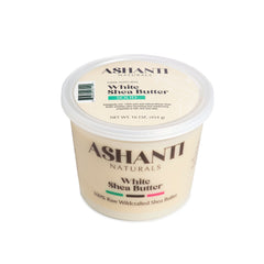 ASHANTI NATURALS 100% White Shea Butter - Solid