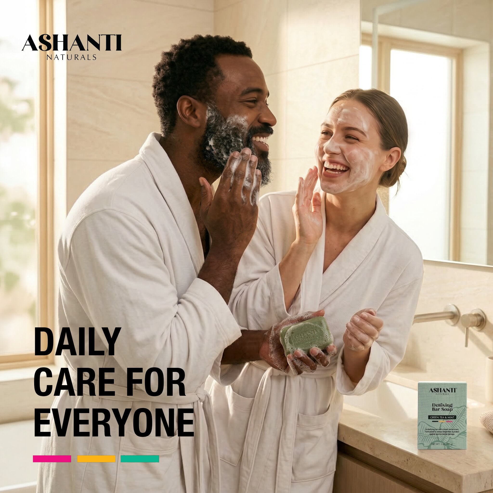 Detoxing Green Tea & Mint Soap Bar | Ashanti Naturals
