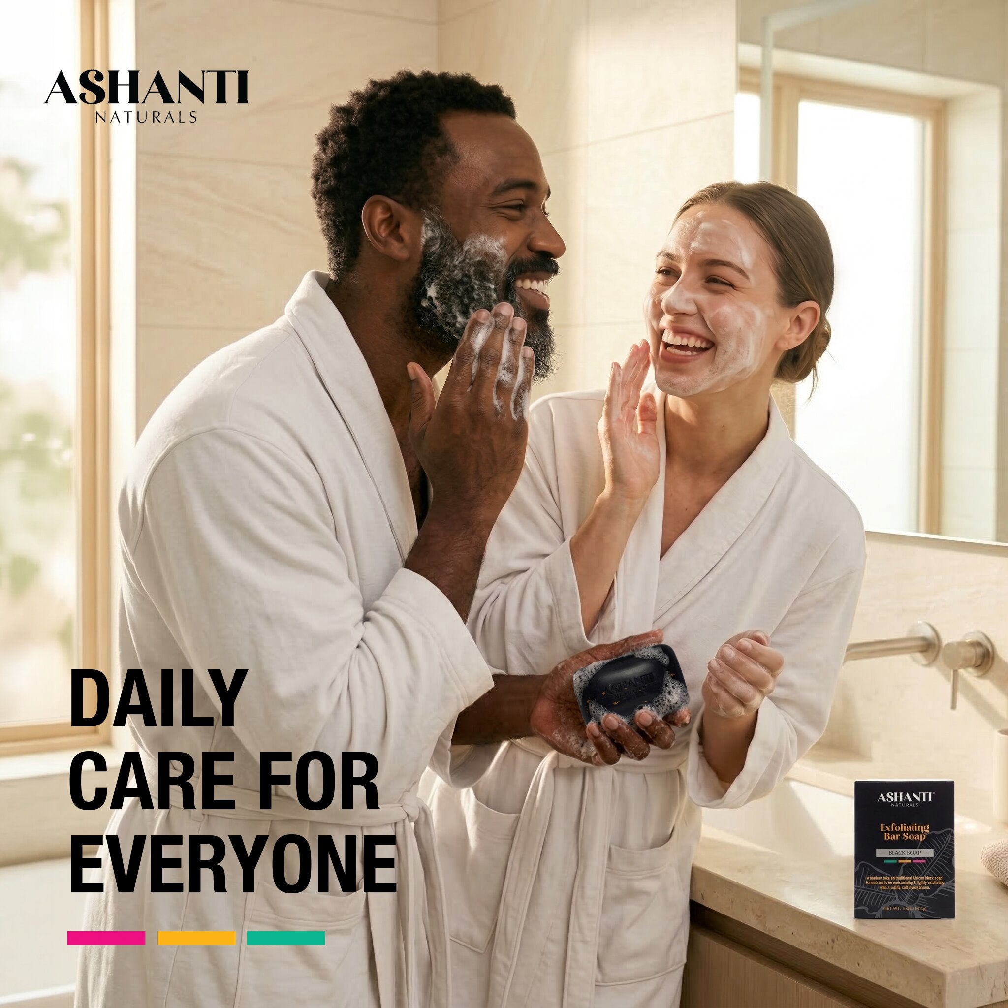 Exfoliating Black Soap Bar | Ashanti Naturals