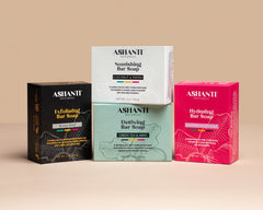 ASHANTI NATURALS Exfoliating Black Soap Bar - 5 oz