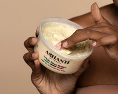 ASHANTI NATURALS Unrefined African Solid White Shea Butter