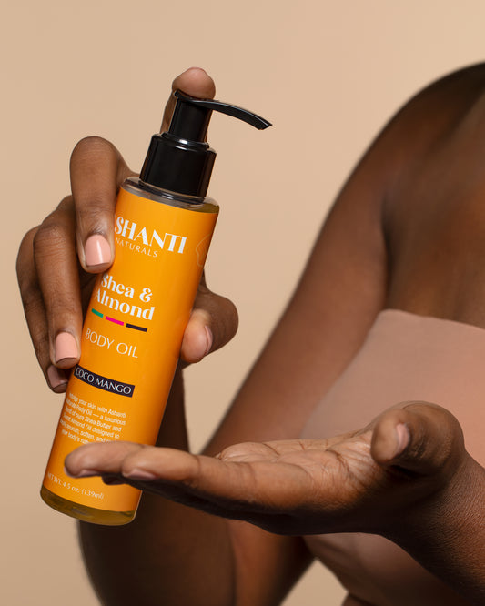 ASHANTI NATURALS Shea & Sweet Almond Body Oil - Coco Mango