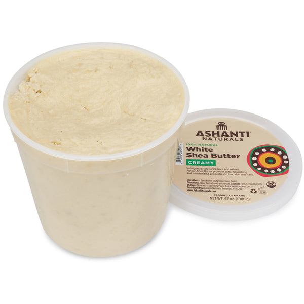 Unrefined African Creamy White Shea Butter - 67 oz.